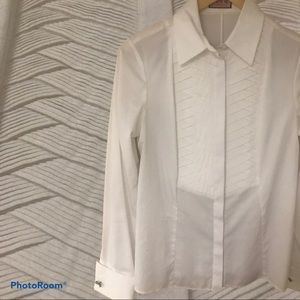 Thomas PINK hyperpleat French cuffed tuxedo top 6
